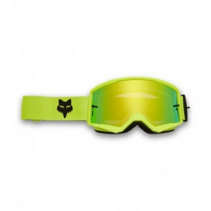 Fox Main Mirrored Lens Goggles - Flo Yellow